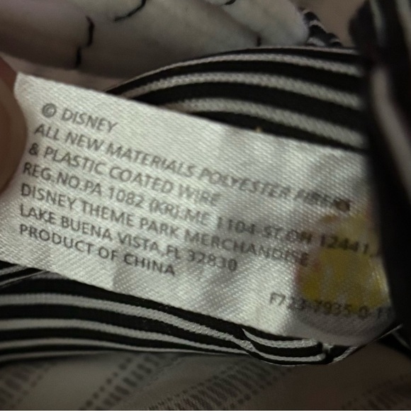 The Nightmare Before Christmas Jack Skellington 13” Plush Doll Pre-owned - Picture 7 of 7